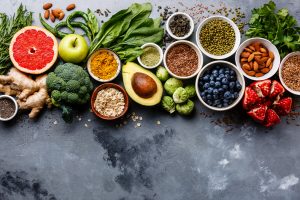 All Types of Food Displayed on a table